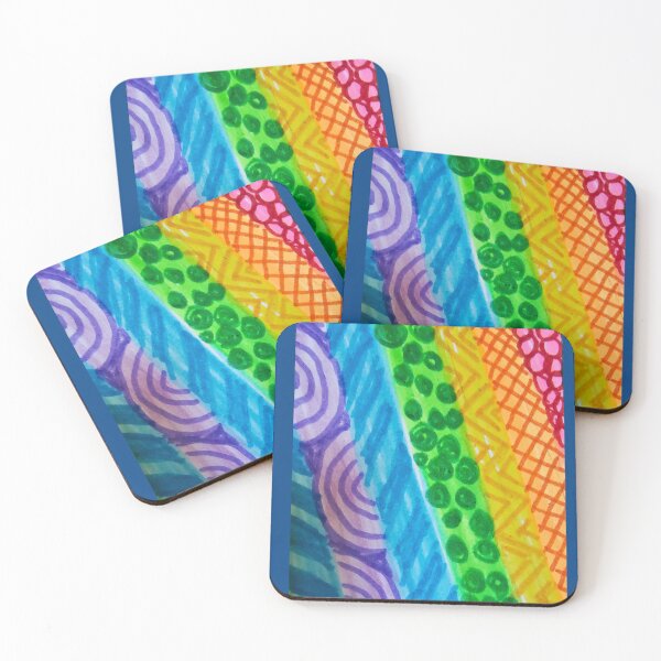 Item preview, Soft Rainbow Patterns  designed and sold by DancingCreek.