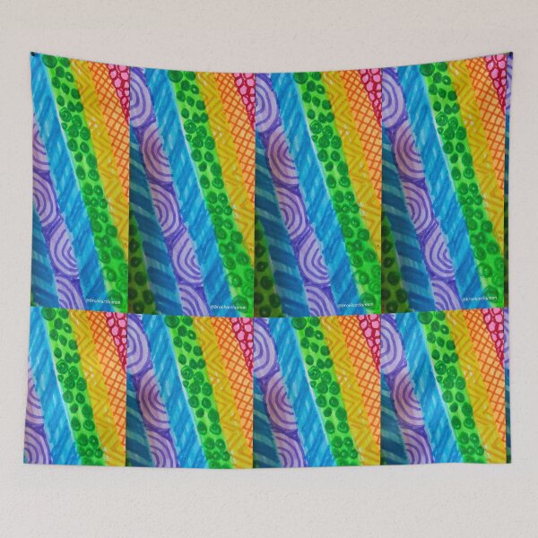 Item preview, Soft Rainbow Patterns  designed and sold by DancingCreek.