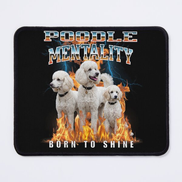Item preview, Poodle Mentality Born To Shine – Elegant Dog Breed Gift designed and sold by HoshisWorld2018.