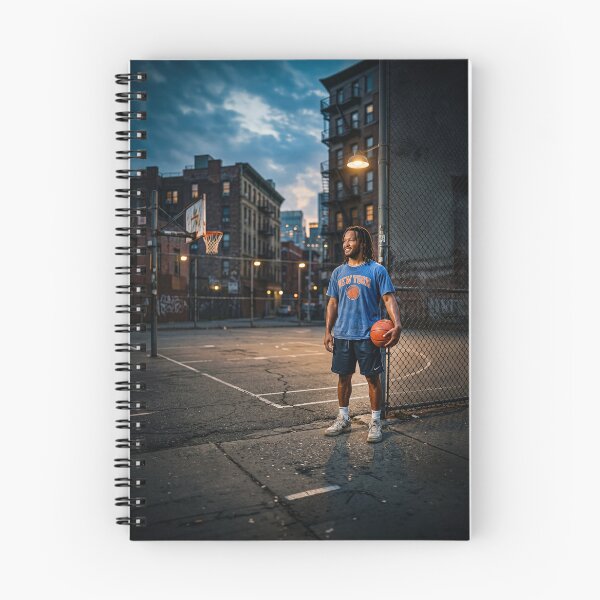 Item preview, Jalen Brunson NY Knicks NYC Playground Portrait designed and sold by Home Decor Art.