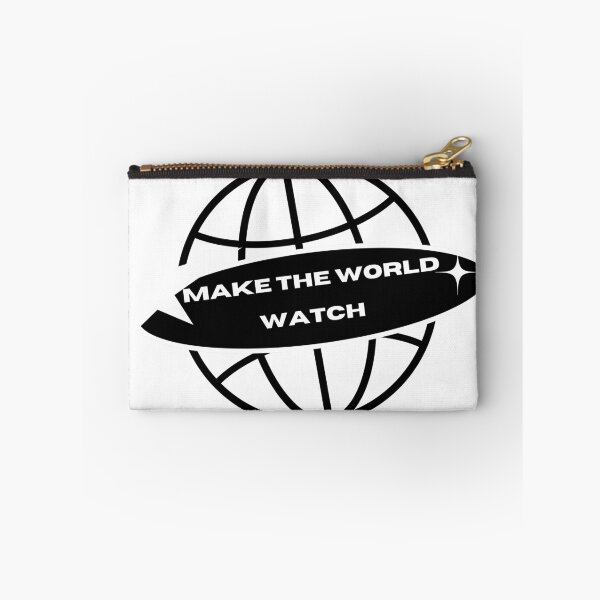 Item preview, Make The World Watch Retro Globe Motivational Design designed and sold by SmartMoneyMugs .