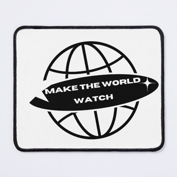 Item preview, Make The World Watch Retro Globe Motivational Design designed and sold by SmartMoneyMugs .