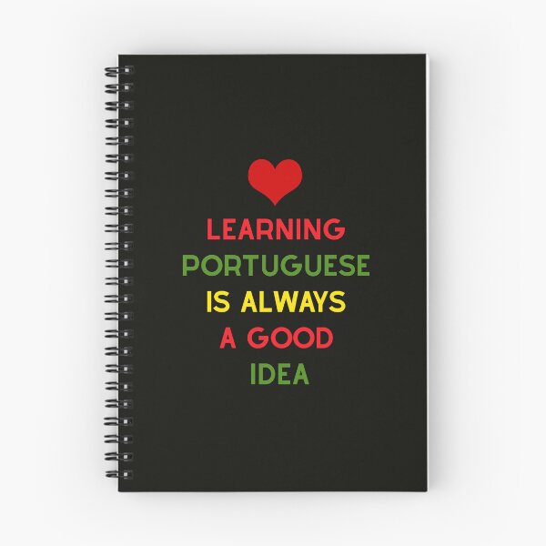 Item preview, Learning Portuguese Is Always a Good Idea – Fun Colorful Typography for Language Lovers designed and sold by icreativestudio.