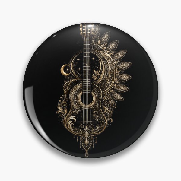 Item preview, Celestial Baroque Guitar Ornament designed and sold by DesignByKhayal.