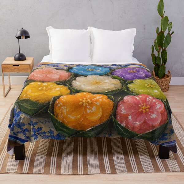 Item preview, Thai Jasmine Floral Rice Cake designed and sold by BlackDotBunny.