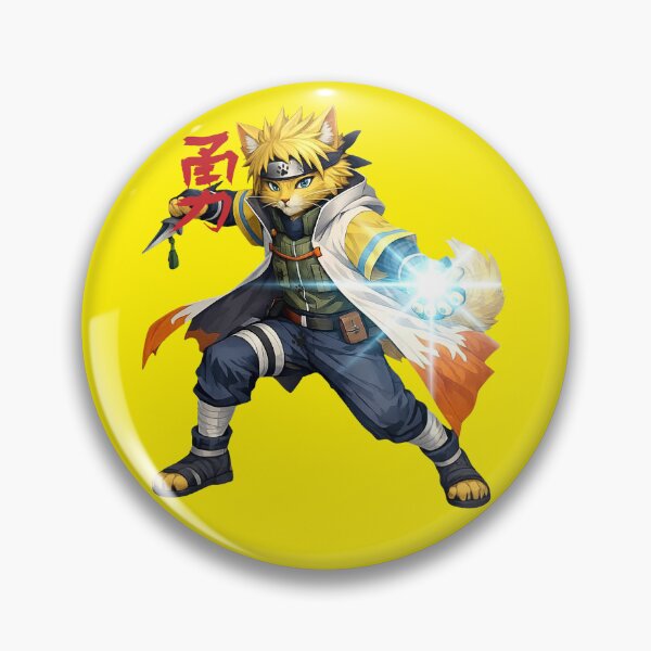 Item preview, Yellow Flash Anime Cat - Lightning Speed Shinobi Kitty designed and sold by FANTASYoDarknes.