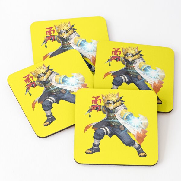 Item preview, Yellow Flash Anime Cat - Lightning Speed Shinobi Kitty designed and sold by FANTASYoDarknes.