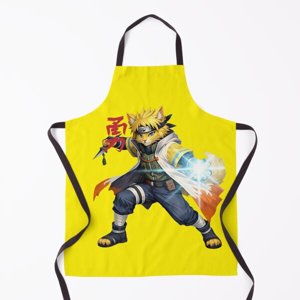 Item preview, Yellow Flash Anime Cat - Lightning Speed Shinobi Kitty designed and sold by FANTASYoDarknes.