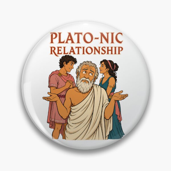 Item preview, Platonic Relationship Funny Philosophy designed and sold by soondoock.