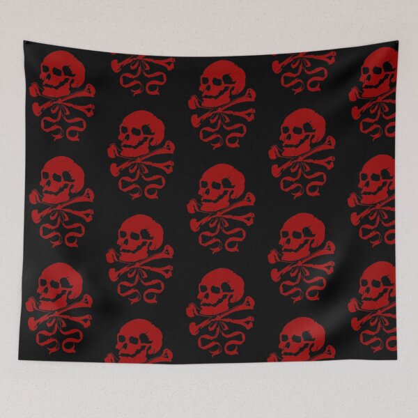 Item preview,  Skull, Crossbones and Bow ( red )  designed and sold by The Noir Arts.