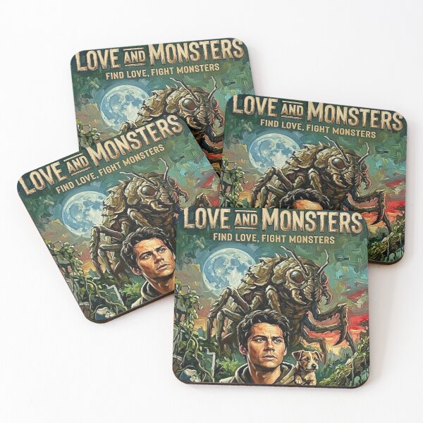 Item preview, Find Love, Fight Monsters – Love and Monsters Fine Art Print designed and sold by Art's Diner.