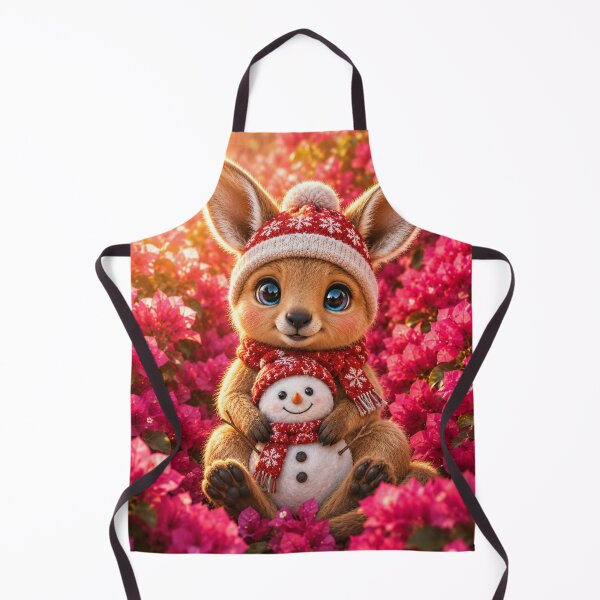 Item preview, Winter Bunny with Snowman in Blossoms designed and sold by Rohan132.