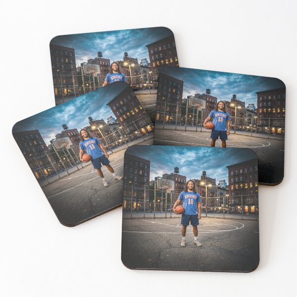 Item preview, Jalen Brunson NY Knicks NYC Playground Portrait designed and sold by Home Decor Art.