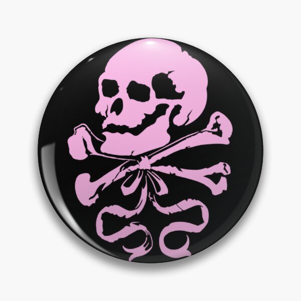 Item preview, Skull, Crossbones and Bow ( pink ) designed and sold by The Noir Arts.