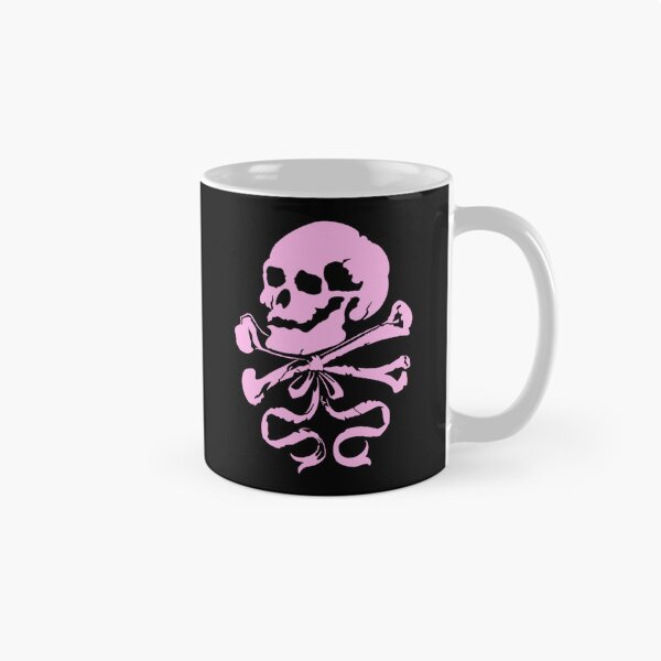 Item preview, Skull, Crossbones and Bow ( pink ) designed and sold by The Noir Arts.