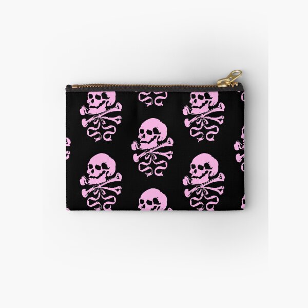 Item preview, Skull, Crossbones and Bow ( pink ) designed and sold by The Noir Arts.