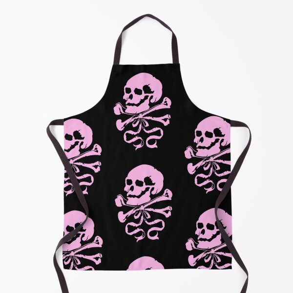 Item preview, Skull, Crossbones and Bow ( pink ) designed and sold by The Noir Arts.
