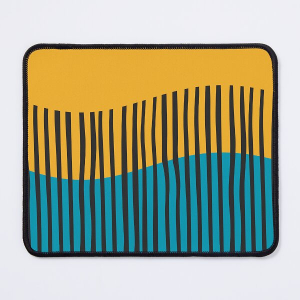 Item preview, Abstract Wavy Stripe Pattern Modern Geometric Art designed and sold by Volt Junkies.