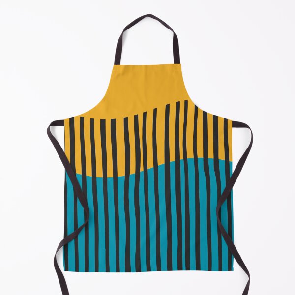 Item preview, Abstract Wavy Stripe Pattern Modern Geometric Art designed and sold by Volt Junkies.