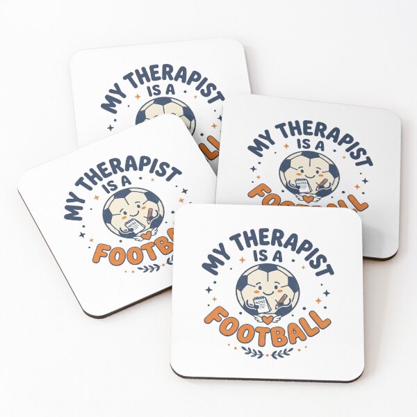 Item preview, My Therapist Is A Football — Funny Soccer Fan Gift Tee designed and sold by HOLOPEELS.