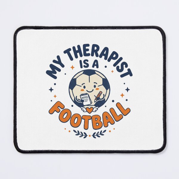 Item preview, My Therapist Is A Football — Funny Soccer Fan Gift Tee designed and sold by HOLOPEELS.