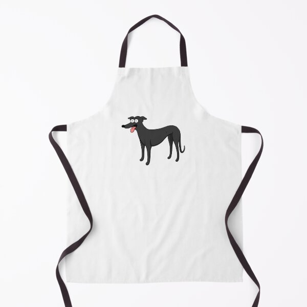 Item preview, Santa's Little Helper Style Black Hound designed and sold by Tessa Draws Stoof.