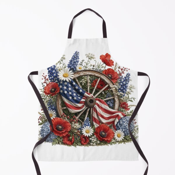 Item preview, Patriotic Country Floral Americana Artwork designed and sold by PetalGarden.