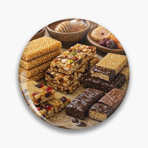 Item preview, ​Healthy Sesame Bars and Granola Bars with Honey and Nuts. designed and sold by JoyNest = "The nest of joy".