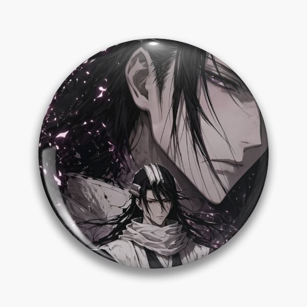 Item preview, Kuchiki Byakuya | Dark Ronin Samurai Anime Art | Shadow Warrior Aesthetic Illustration | Purple Energy Sword Fighter Wall Decor designed and sold by Dyan4.