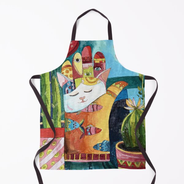 Item preview, Hamsa Cat Talisman Painting designed and sold by AlisaArtDecor.