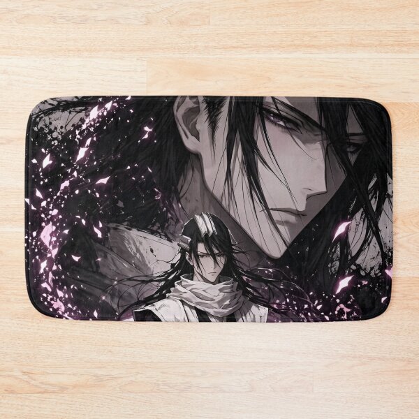 Item preview, Kuchiki Byakuya | Dark Ronin Samurai Anime Art | Shadow Warrior Aesthetic Illustration | Purple Energy Sword Fighter Wall Decor designed and sold by Dyan4.