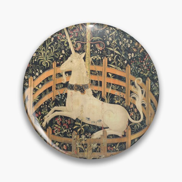 Item preview, The Unicorn Rests In A Garden Tapestry  designed and sold by collageDP.