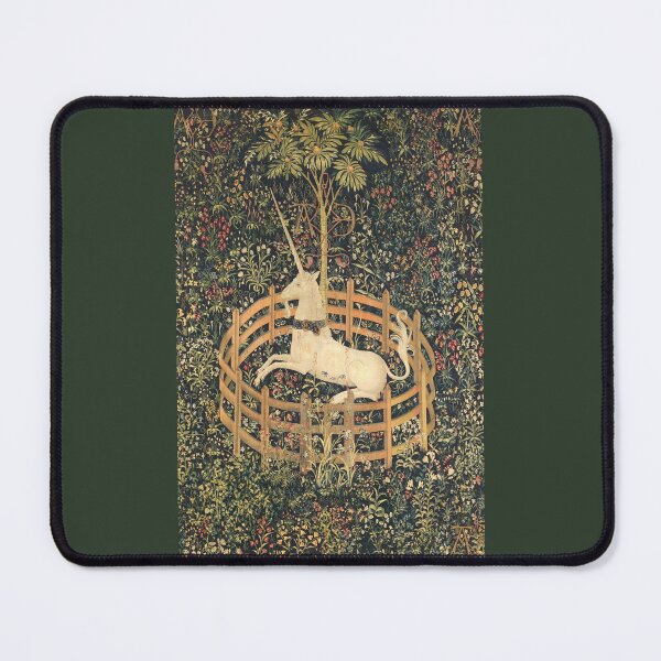 Item preview, The Unicorn Rests In A Garden Tapestry designed and sold by collageDP.