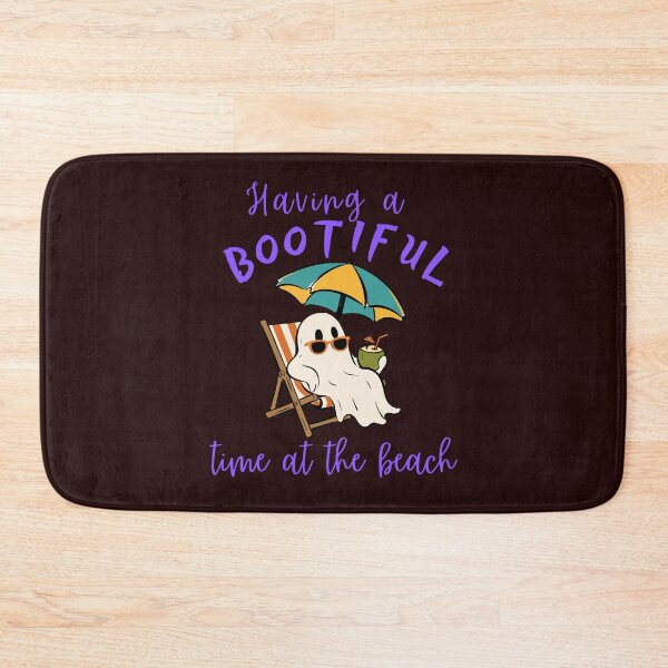 Item preview, Having a Bootiful Time at the Beach Funny Ghost Pun designed and sold by glowvim.