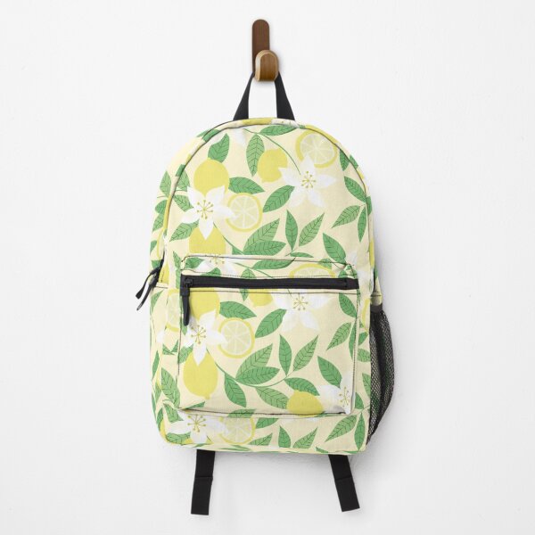 Item preview, Lemon Blossom Pattern Citrus Floral , Butter Yellow Botanical Summer Design designed and sold by anigui.