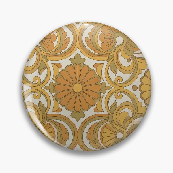 Item preview, India Rustic Pattern Botanical Floral Marine Farmhouse Textile designed and sold by ART ATTACK ZONE.