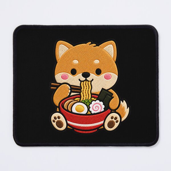 Item preview, Kawaii Shiba Inu Ramen Bowl - Japanese Food Lover Dog Art designed and sold by ColorSplash123.