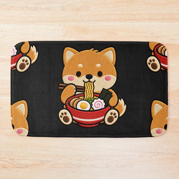 Item preview, Kawaii Shiba Inu Ramen Bowl - Japanese Food Lover Dog Art designed and sold by ColorSplash123.