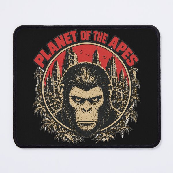 Item preview, Planet of the Apes – Vintage Ruined City Retro Sci-Fi T-Shirt Design designed and sold by Simbera.