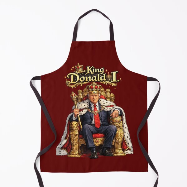 Item preview, King Donald I (Trump) on a golden throne with crown designed and sold by World-of-Magic.