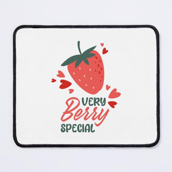 Item preview, Very Berry Special, Cute Strawberry Pun Quote with Hearts designed and sold by CHERRY--SHOP.