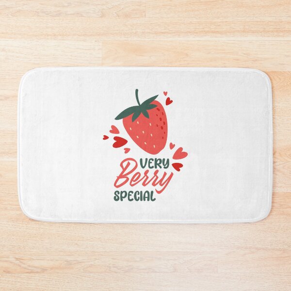 Item preview, Very Berry Special, Cute Strawberry Pun Quote with Hearts designed and sold by CHERRY--SHOP.