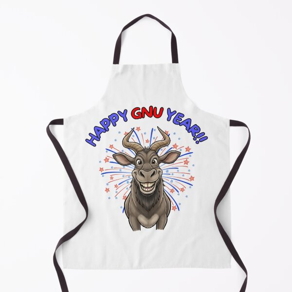 Artikelvorschau, Goofy Wildebeest – Happy Gnu Year entworfen und verkauft von Marlette LLC.