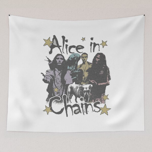 Item preview, Alice in Chains Stars Grunge Vintage Alternative Rock Art designed and sold by Dtyahas.