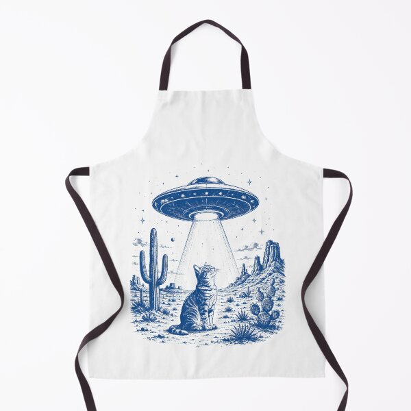 Item preview, Cowboy Cat UFO designed and sold by zoes-ink.