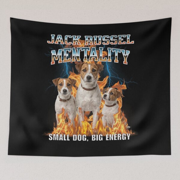 Item preview, Jack Russell Mentality Small Dog Big Energy – Energetic Breed Gift designed and sold by HoshisWorld2018.