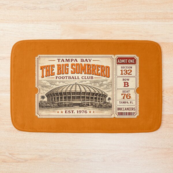 Item preview, Tampa Stadium "The Big Sombrero" Vintage Ticket Stub Shirt designed and sold by GhostDawgs.