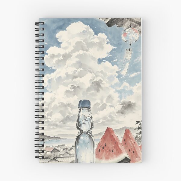 Item preview, Japanese Summer Nostalgia: Ramune & Watermelon designed and sold by HezeOtakuArt.