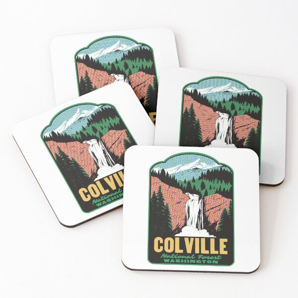 Item preview, Colville National Forest Washington Retro designed and sold by HalpinDesign.