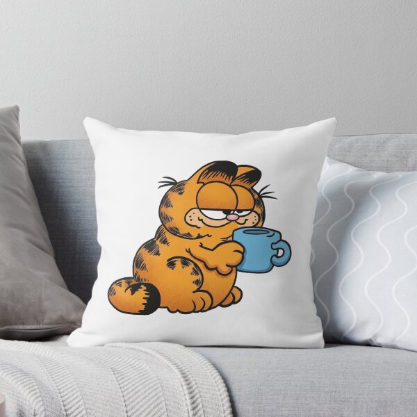 Item preview, Lazy Orange Cartoon Cat Retro Funny Mood Design For Cat Lovers And Meme Fans designed and sold by Charonde.